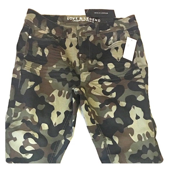 Love & legend Denim - Camouflage stretch skinny pants.